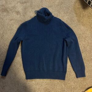 blue croft and barrow turtleneck sweater